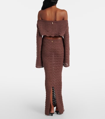 Cropped-Top Helena aus Häkelstrick | Bananhot