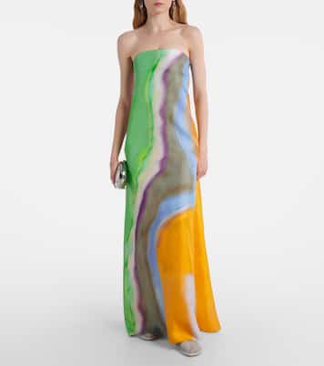 Minette水晶缀饰网布高跟鞋 | Christopher Esber