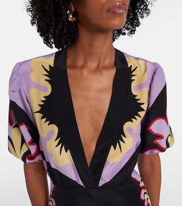 Marlene silk crêpe de chine maxi dress | La DoubleJ