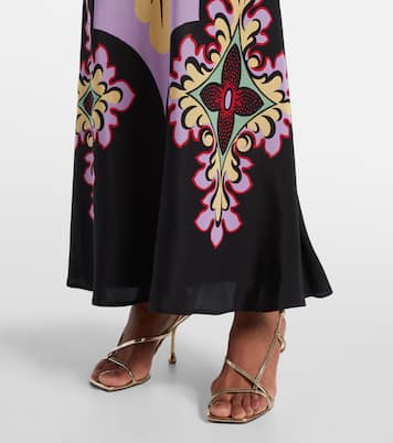 Marlene silk crêpe de chine maxi dress | La DoubleJ