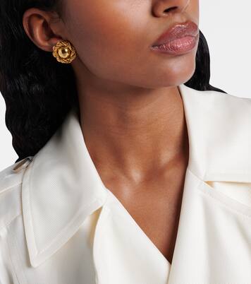 Caryann gold-plated earrings | Jennifer Behr