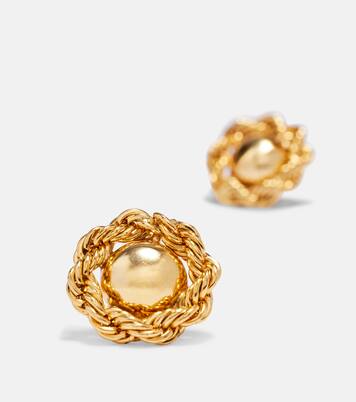 Caryann gold-plated earrings | Jennifer Behr
