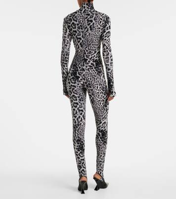 Bedruckter Bodysuit aus Jersey | Norma Kamali