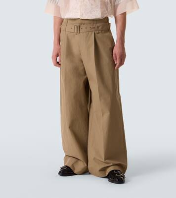 Pantaloni a gamba larga in canvas | Simone Rocha