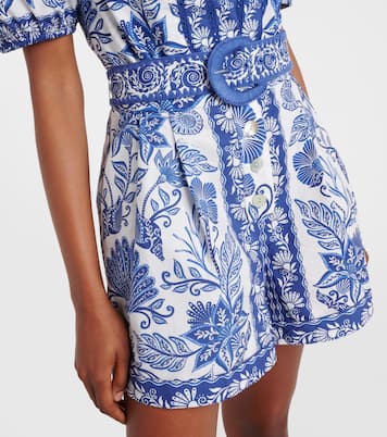 Mono de algodón estampado con cinturón | Farm Rio