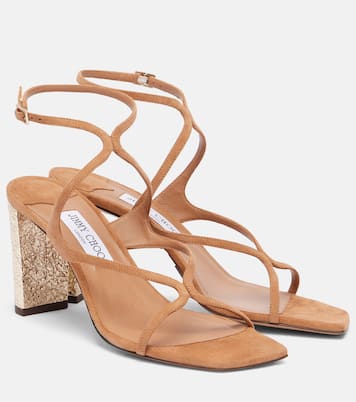 Azie 85 embellished suede sandals | Jimmy Choo