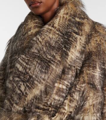 Juno animal-print belted coat | Entire Studios