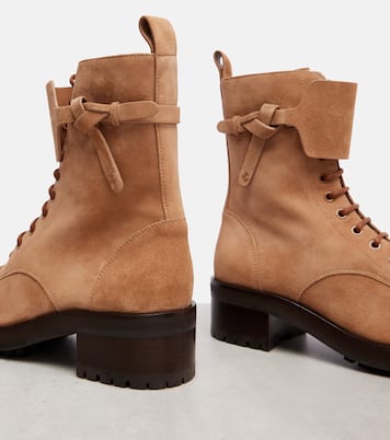 Schnürstiefel Rosabel aus Veloursleder | Jimmy Choo