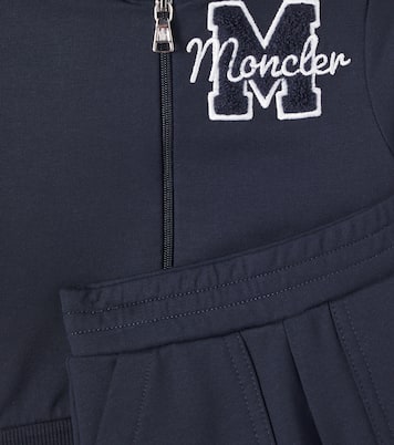 Baby cotton-blend fleece tracksuit | Moncler Enfant