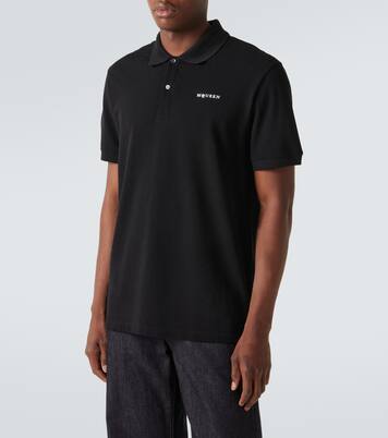 Polo en coton à logo | McQueen