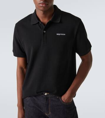 Polo en coton à logo | McQueen