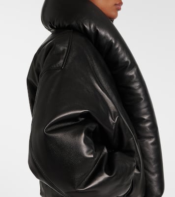 Leather bomber jacket | Alaïa