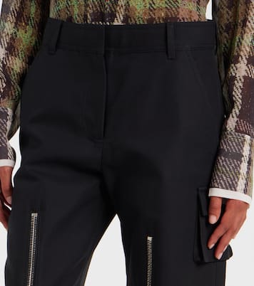 Pantaloni in raso di cotone a vita media | Acne Studios