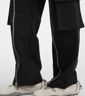 Pantaloni in raso di cotone a vita media | Acne Studios