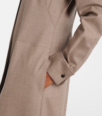 Pallino cashmere-blend shirt dress | Max Mara