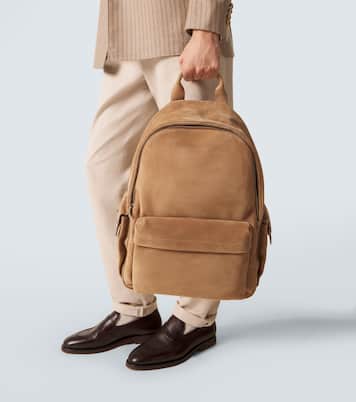 Sac à dos en daim | Brunello Cucinelli