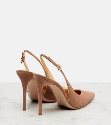 Robbie 95 suede slingback pumps | Gianvito Rossi