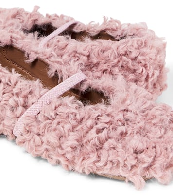 Joda泰迪绒芭蕾舞平底鞋  | PèPè