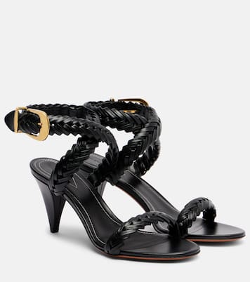 Helix 75  braided leather sandals | Zimmermann