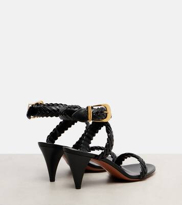 Helix 75  braided leather sandals | Zimmermann