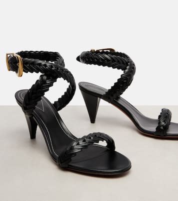 Helix 75  braided leather sandals | Zimmermann