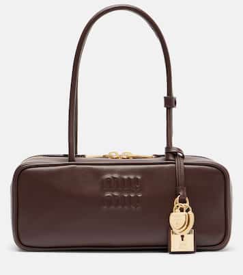 Beau leather shoulder bag | Miu Miu