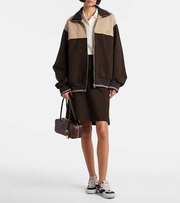 Beau leather shoulder bag | Miu Miu