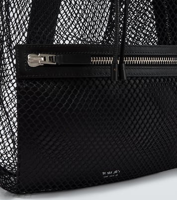 Leather-trimmed backpack | Tom Ford