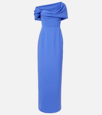 Off-Shoulder-Robe aus Crêpe | Carolina Herrera