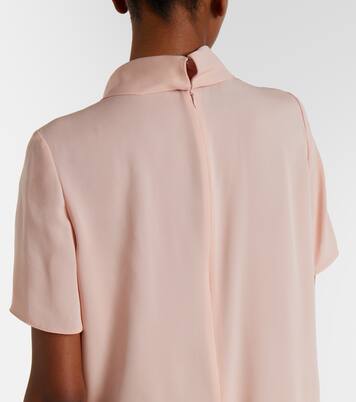 Silk georgette top | Valentino