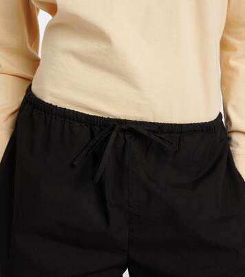 Kyoto cropped cotton wide-leg pants | Leset