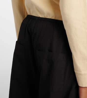 Kyoto cropped cotton wide-leg pants | Leset