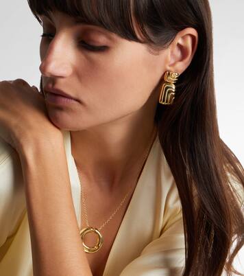 Labyrinth 18kt gold (750/1000) drop earrings | Pamela Zamore