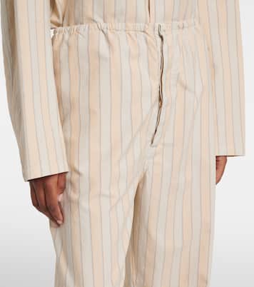 Striped cotton wide-leg pants | Maison Margiela