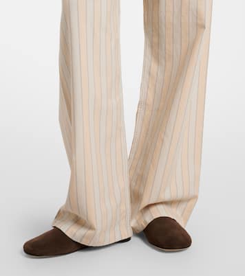Striped cotton wide-leg pants | Maison Margiela