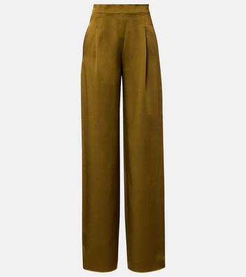 Pantalon ample Cono en satin | Max Mara