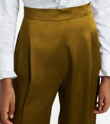 Pantalon ample Cono en satin | Max Mara