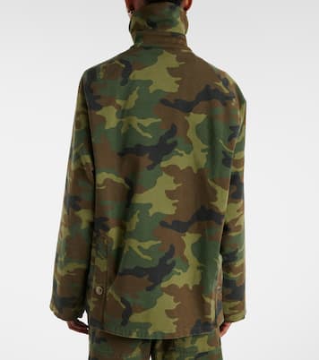 Jacke Andrew aus Baumwolle mit Leder | Nili Lotan