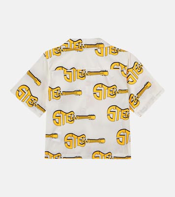 Chemise imprimée en coton à logo | Stella McCartney Kids
