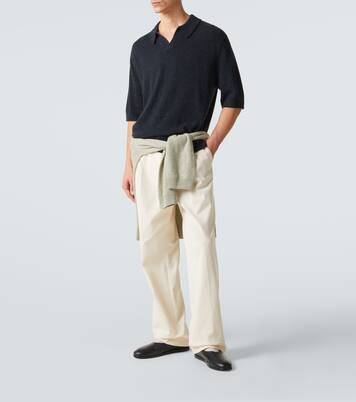 Bale cashmere polo sweater | Le Kasha