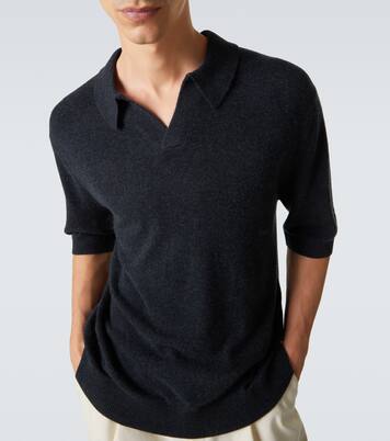 Bale cashmere polo sweater | Le Kasha