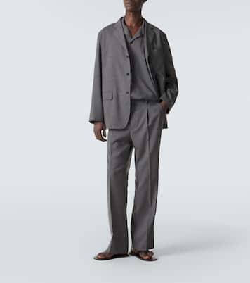 Camicia in popeline di cashmere | Auralee