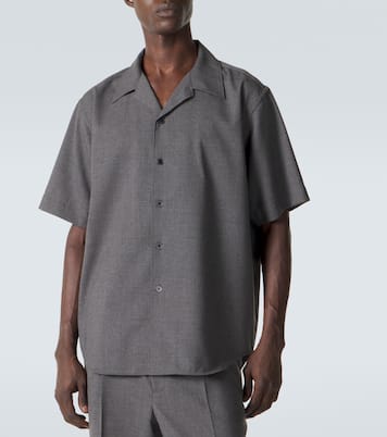 Camicia in popeline di cashmere | Auralee