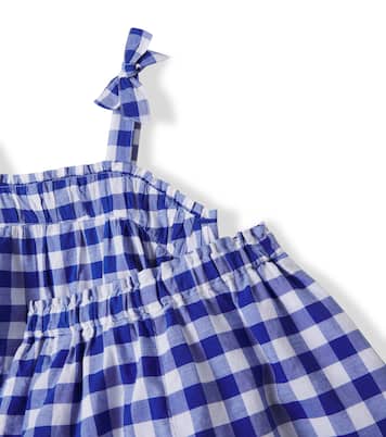 Gingham cotton top and shorts set | Tartine et Chocolat