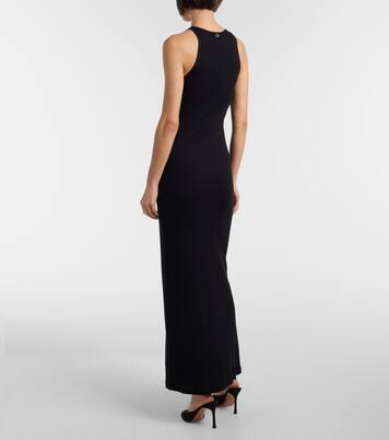 Verziertes Maxikleid aus einem Baumwollgemisch | Rabanne