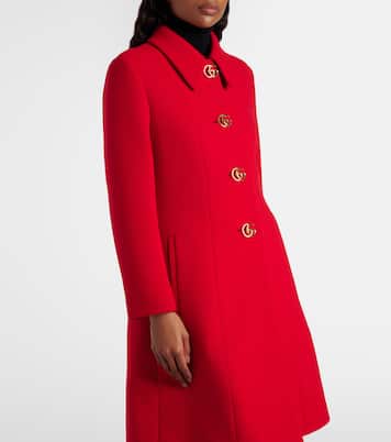 Double G wool coat | Gucci