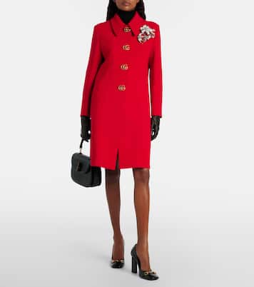 Double G wool coat | Gucci