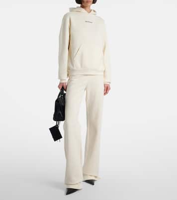 Sweat-shirt à capuche en molleton de coton | Balenciaga