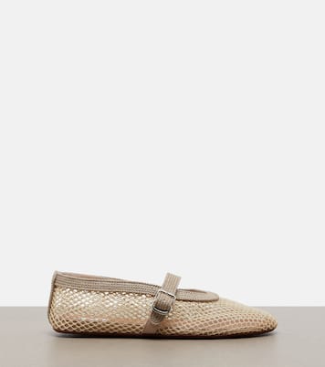 Fishnet Mary Jane flats | Alaïa