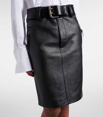 Bleistiftrock aus Leder | Saint Laurent
